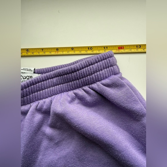 Lot of Four Casual Shorts in Black, Purple, Green, and Gray - Picture 2 of 10